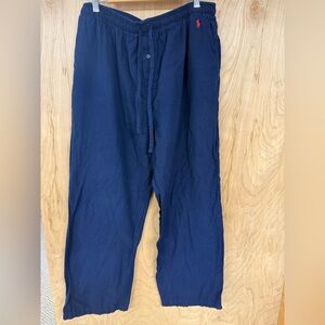 Polo Ralph Lauren Sleepwear Pants Baggy Navy Size Large